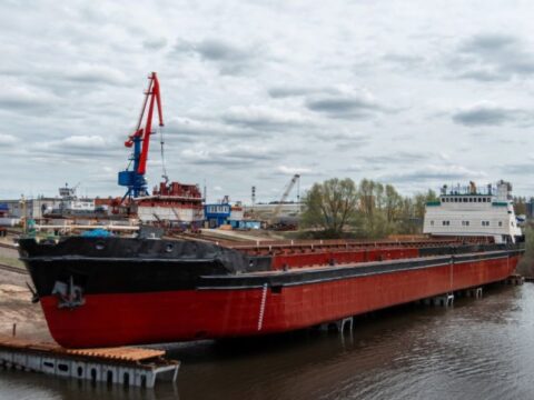 Теплоход «Невский-18» спустили на воду в Коломне Новости Коломны 
